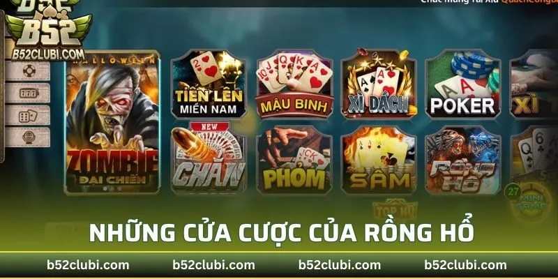 Những cửa cược của rồng hổ