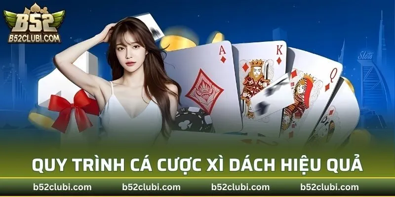 Quy trình cá cược xì dách trực tuyến hiệu quả