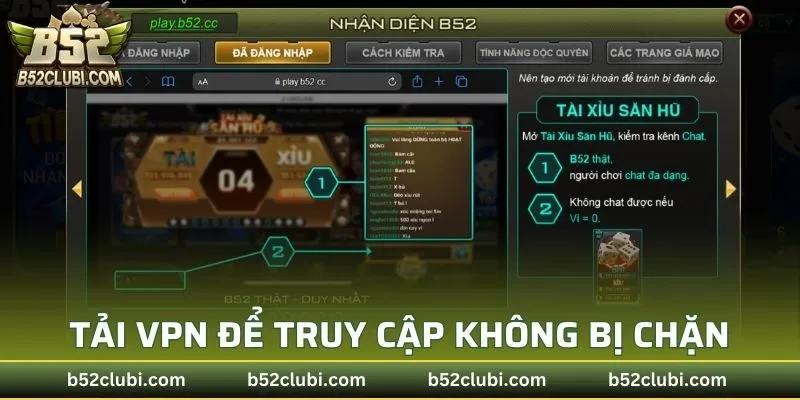 Tải VPN để truy cập nhà cái không bị chặn