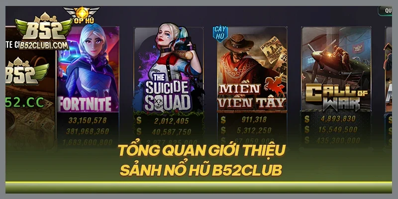 Tổng quan giới thiệu sảnh nổ hũ B52CLUB
